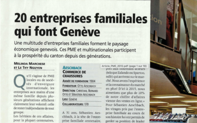 20 Entreprises familiales qui font Genève